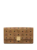 MCM monogram-pattern clutch bag - Brown