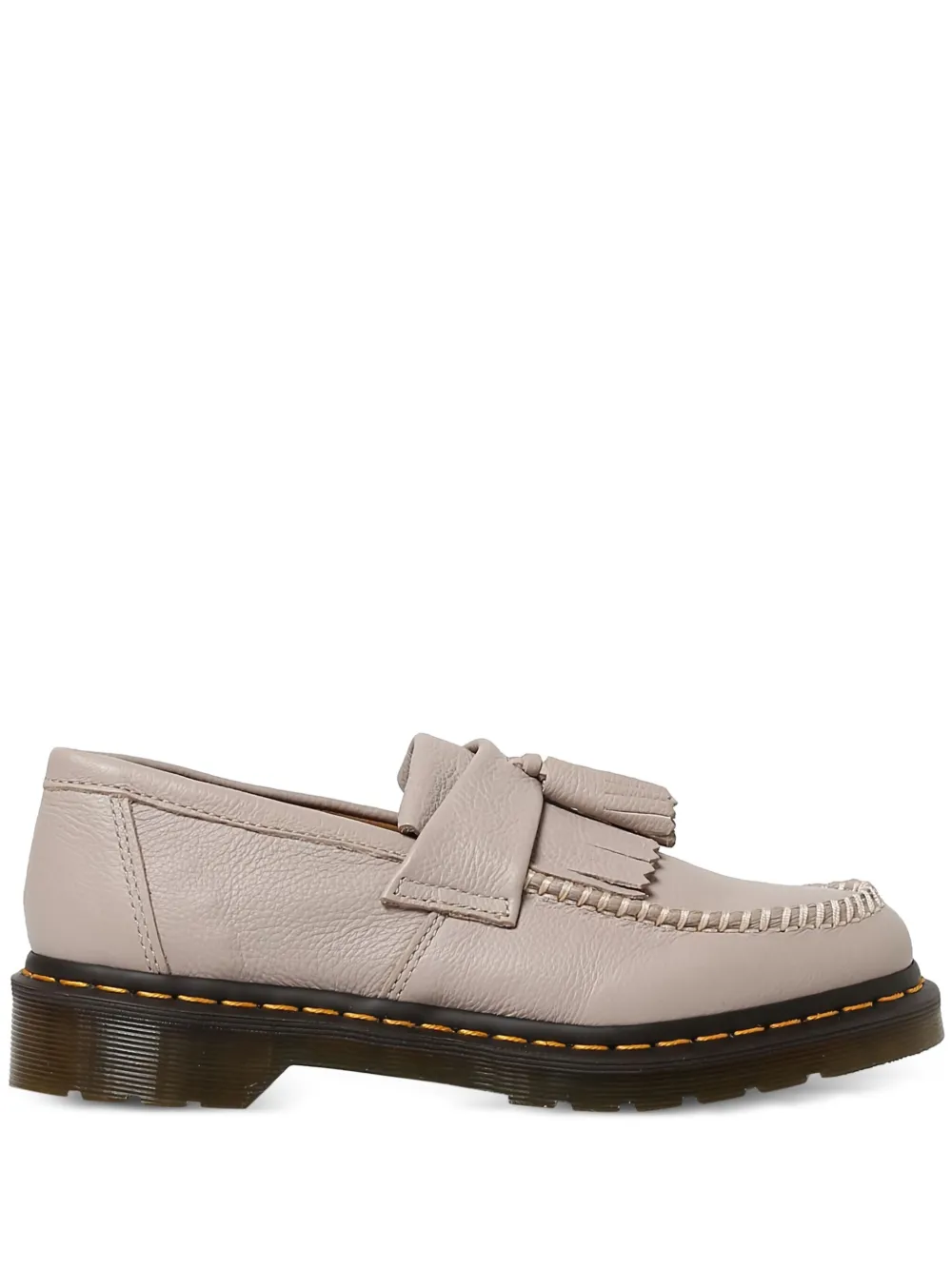 Dr. Martens Virgina "vintage taupe" tassel-embellished loafers Neutrals