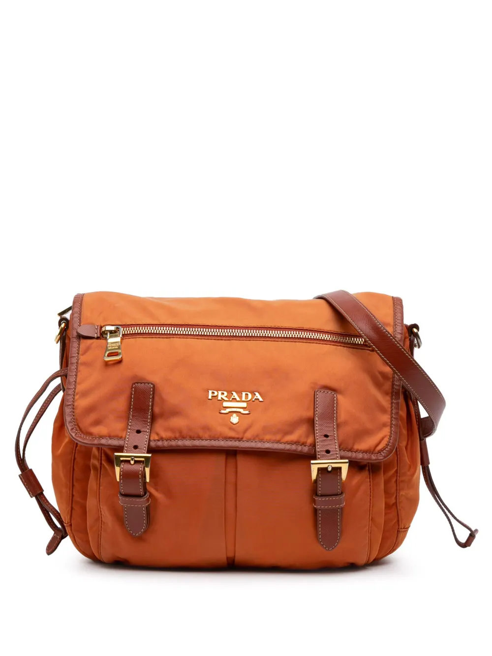 2000-2025 Tessuto Zip Double Buckle Messenger Bag crossbody bag