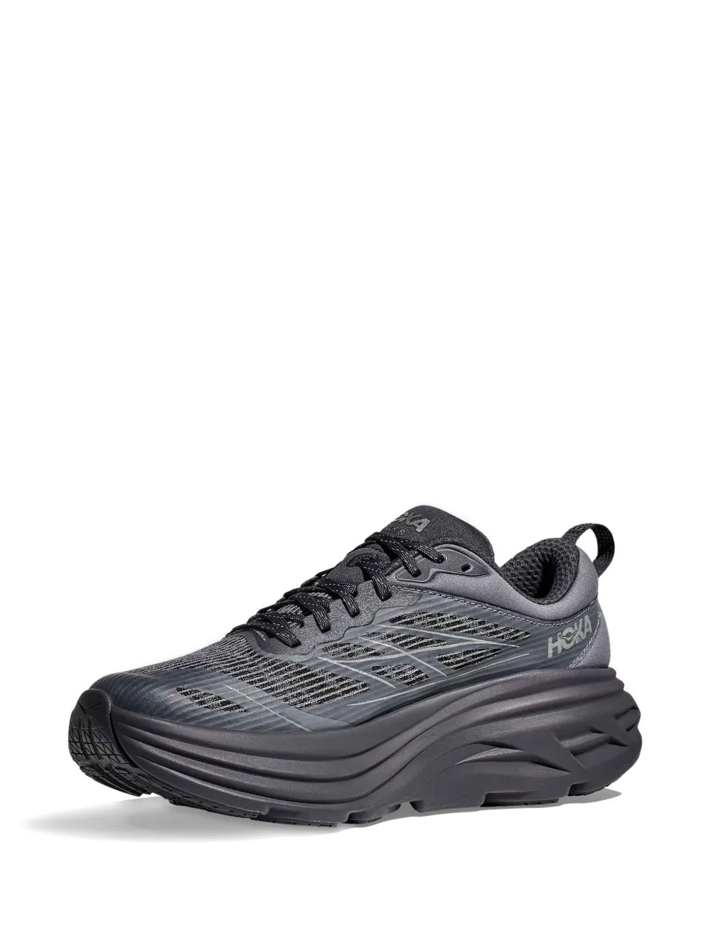 HOKA Bondi 8 TS Caged "Charcoal Grey Grey Skies" sneakers