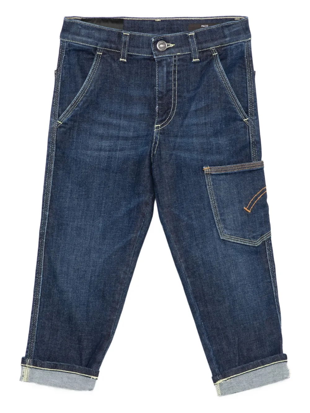 DONDUP KIDS cuffed jeans Blauw