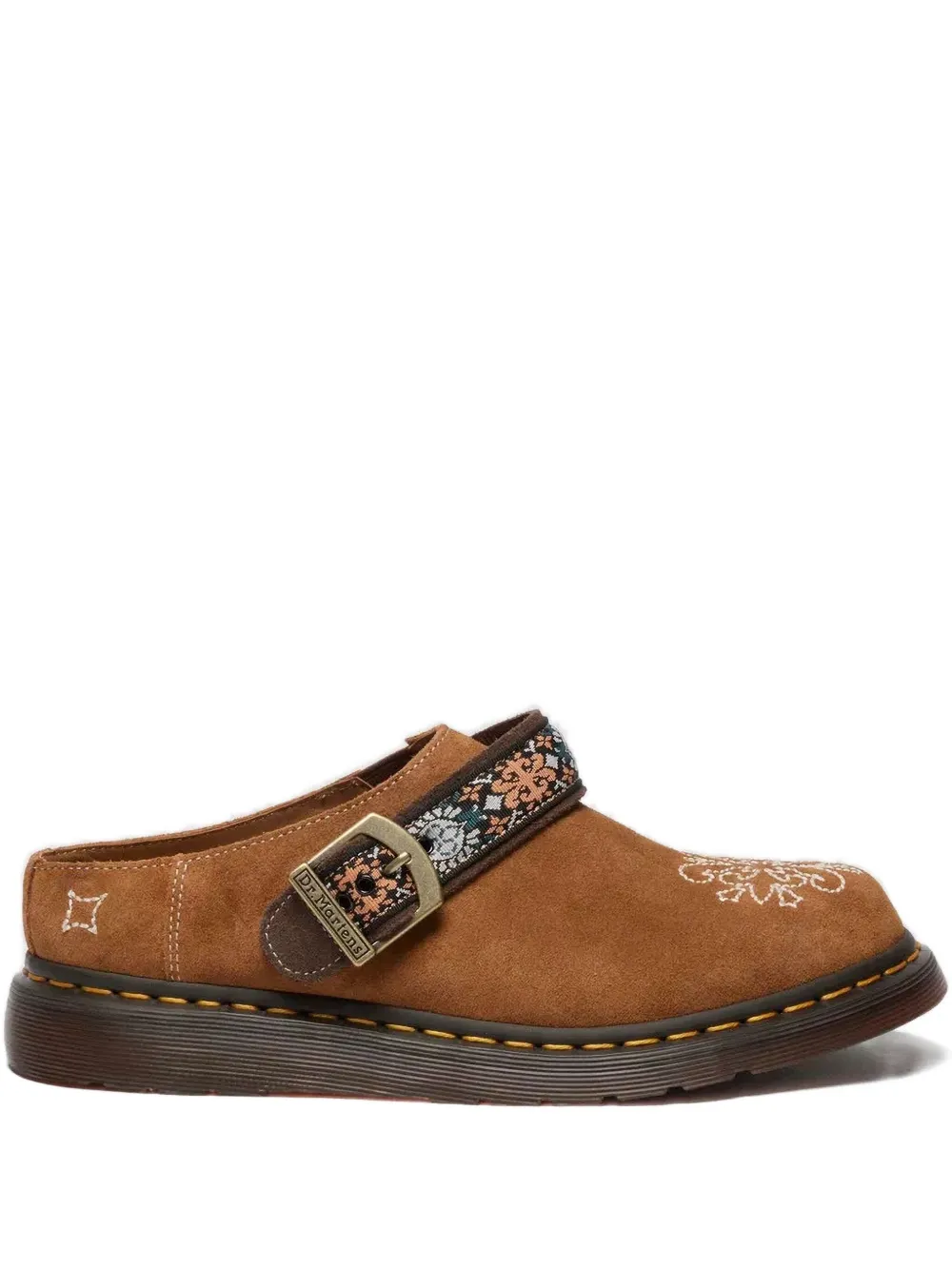 Dr. Martens Isham "Natural Tan" mules Brown