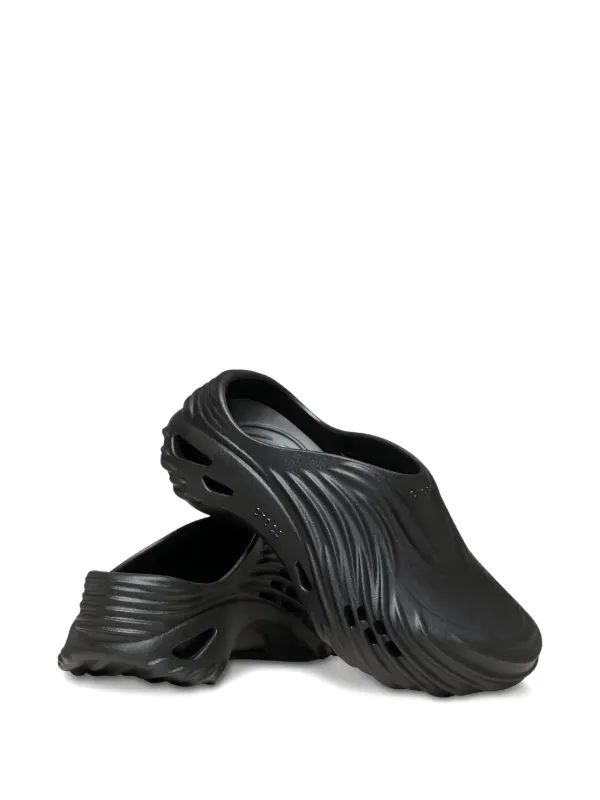 Crocs ブラック ミュール　W6 クロックス サイプラス W6 ブラック crocs ヒール サンダル