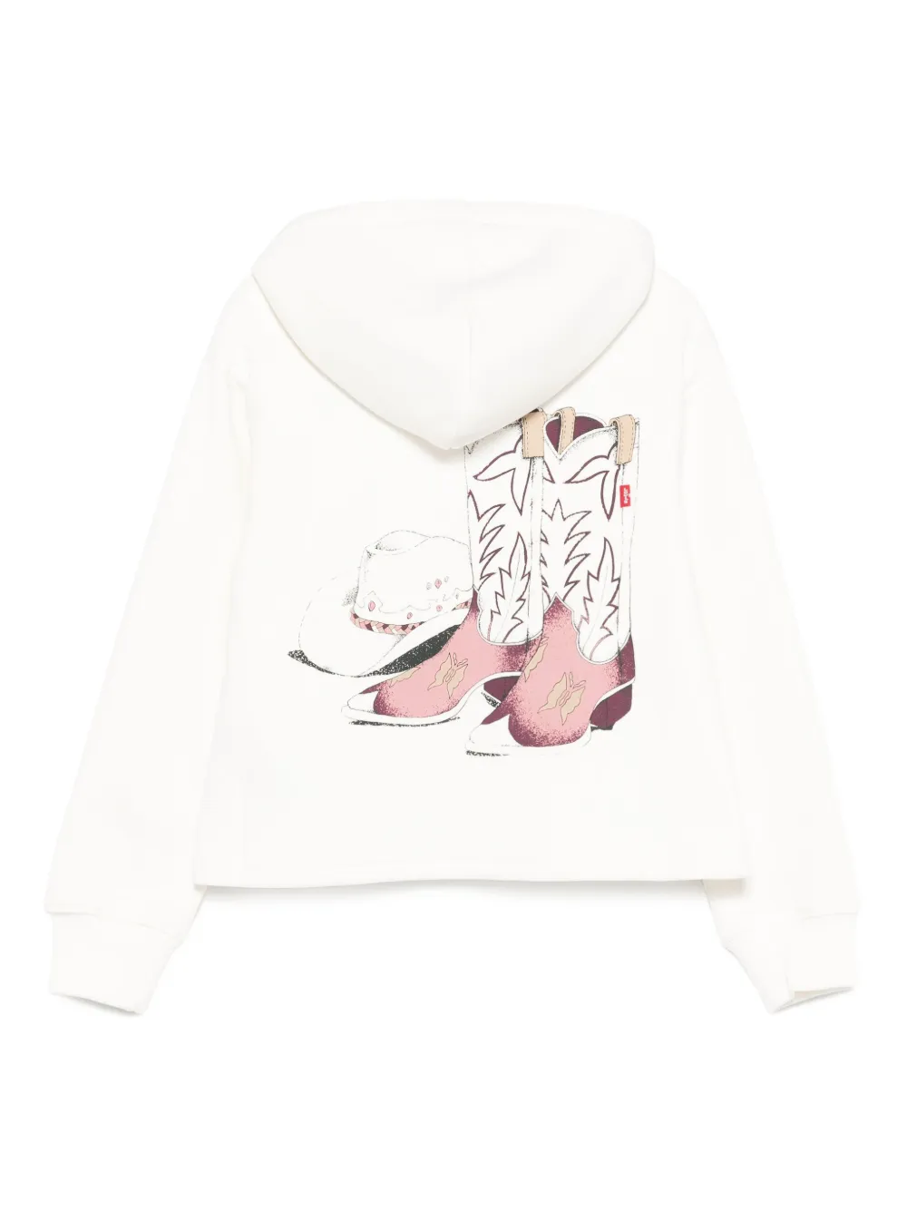 Levi's Kids Hoodie met grafische print Wit