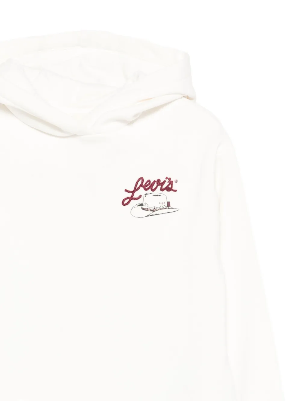 Levi's Kids Hoodie met grafische print Wit
