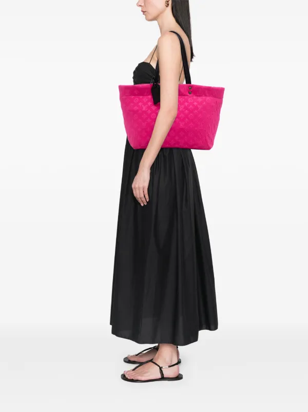 Louis Vuitton 赤 ノースリーブチュニック 34 LOUIS VUITTON 【新品同様】ルイヴィトン LVポップ チュニック