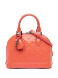 Louis Vuitton Pre-Owned 2016 Monogram Vernis Alma BB satchel - Orange