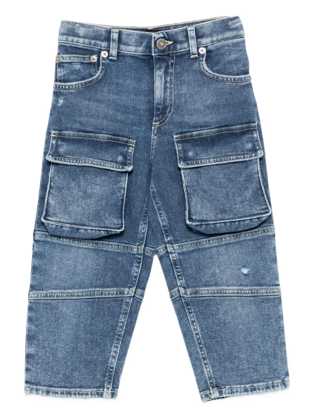 DONDUP KIDS Jeans met meerdere zakken Blauw