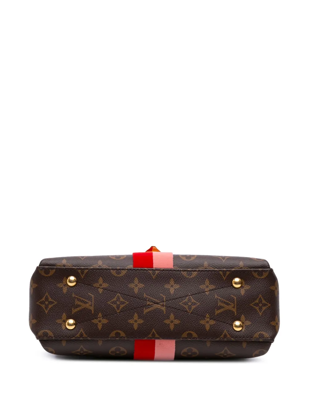 Pre-owned Louis Vuitton 2018 Monogram Georges Bb Satchel In Brown