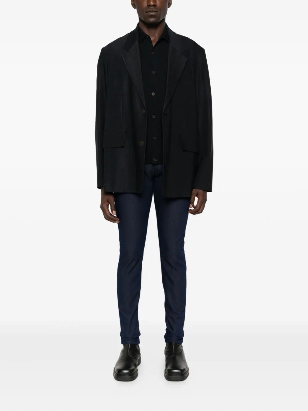 Emporio Armani Broek met vijf zakken - Blauw