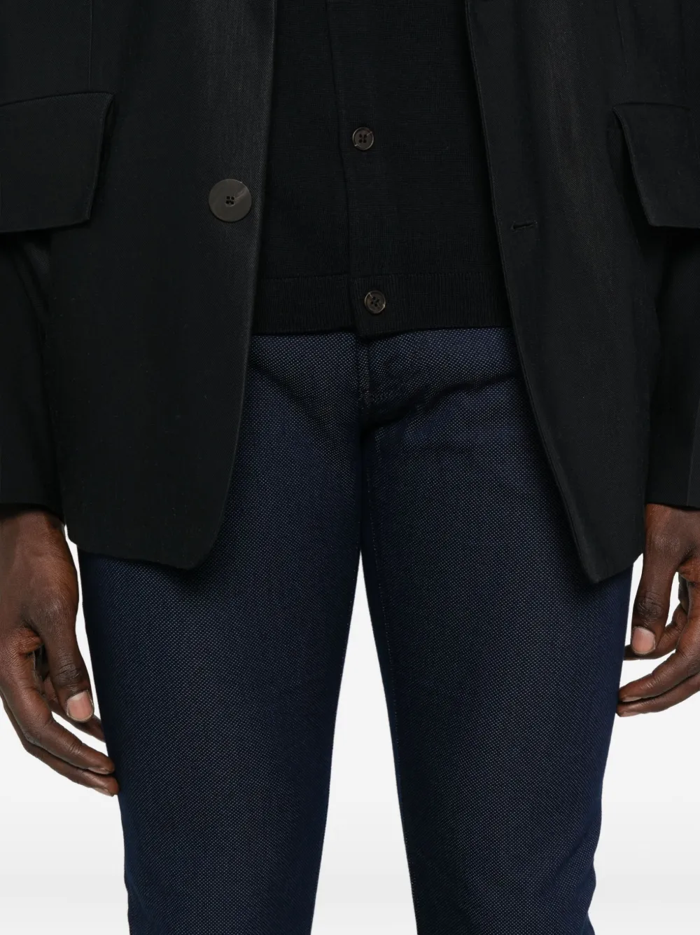 Emporio Armani Broek met vijf zakken Blauw