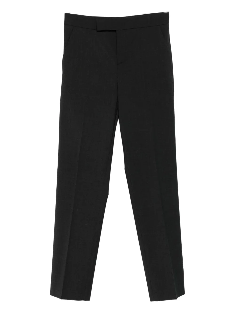 Alberta Ferretti Tailored Trousers With Slanted Pockets In Black