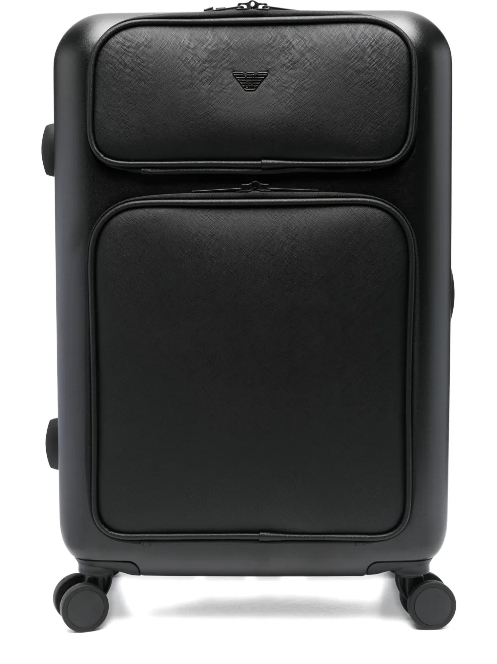 Emporio Armani Acrylonitrile Butadiene Styrene Trolley In Black