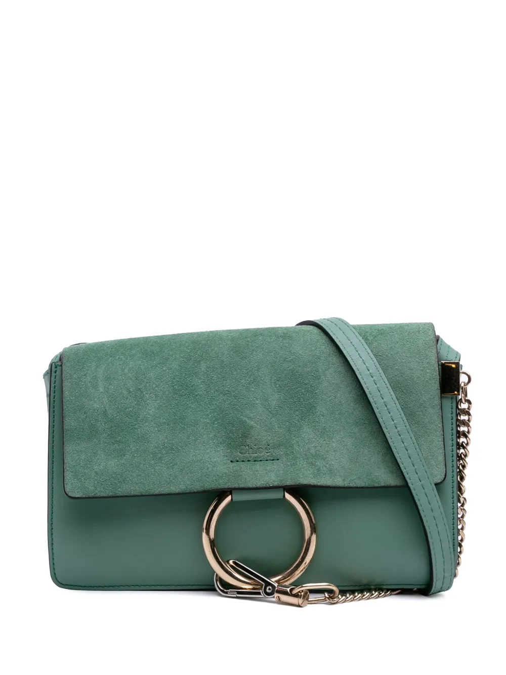 2010-2025 Small Suede and Calfskin Faye crossbody bag