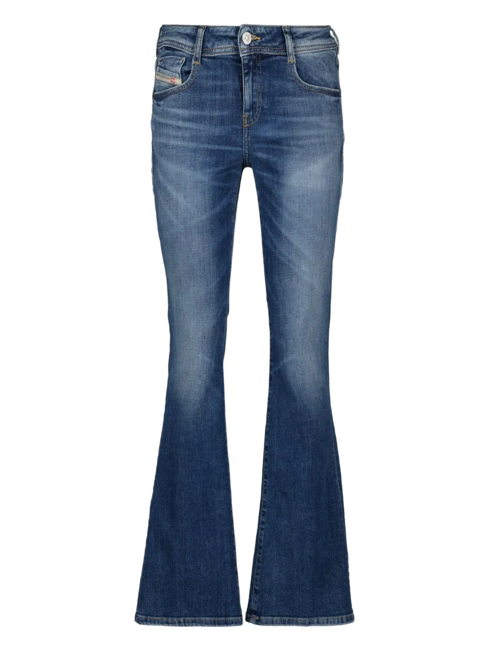 Diesel D-Ebbey flared jeans Blauw