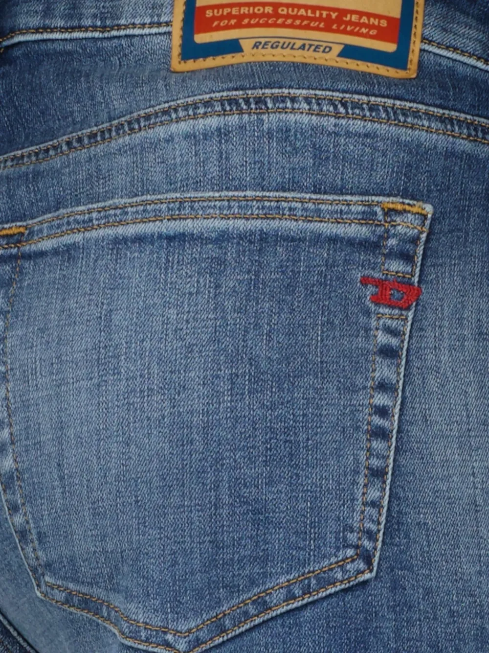 Diesel D-Ebbey flared jeans Blauw