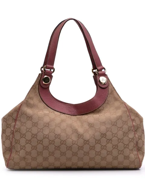 Gucci Pre-Owned 2000-2015 medium GG Charmy canvas schoudertas