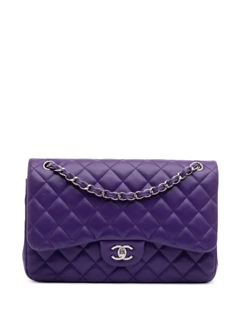 CHANEL Pre-Owned شنطة كتف 'جامبو كلاسيك' جلد بقلاب مزدوج 2015-2016