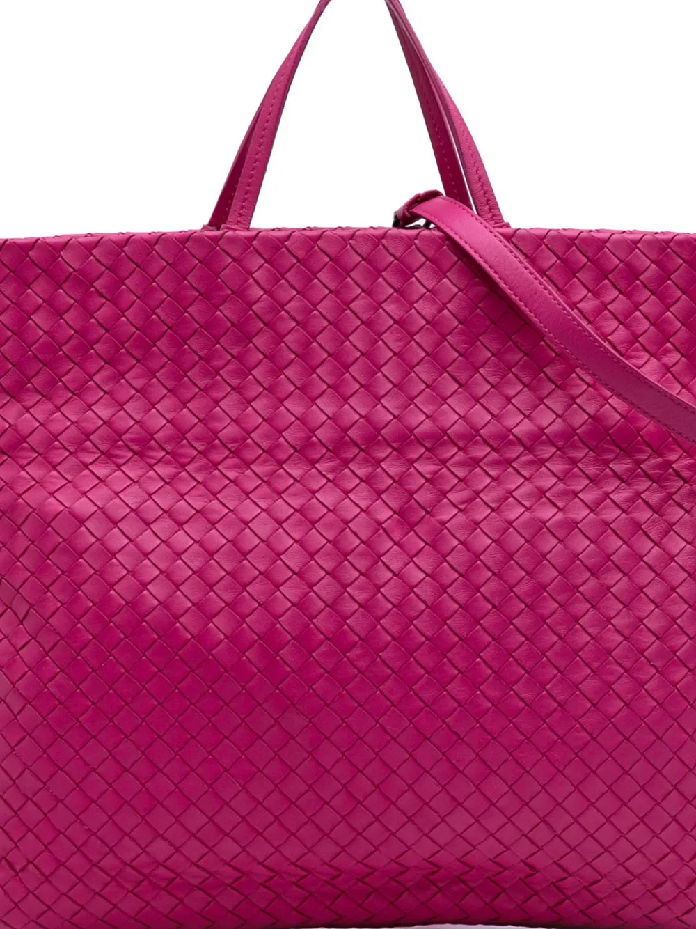 2012-2025 Nappa Intrecciato Fold Over Tote satchel
