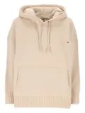 Fiorucci angel-embroidered hoodie - Neutrals