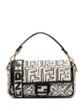 Fendi Pre-Owned 2010-2025 Joshua Vides California Sky Medium Embossed Leather Baguette satchel - White
