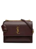 Saint Laurent Pre-Owned 2018 Medium Leather Monogram Sunset crossbody bag - Red