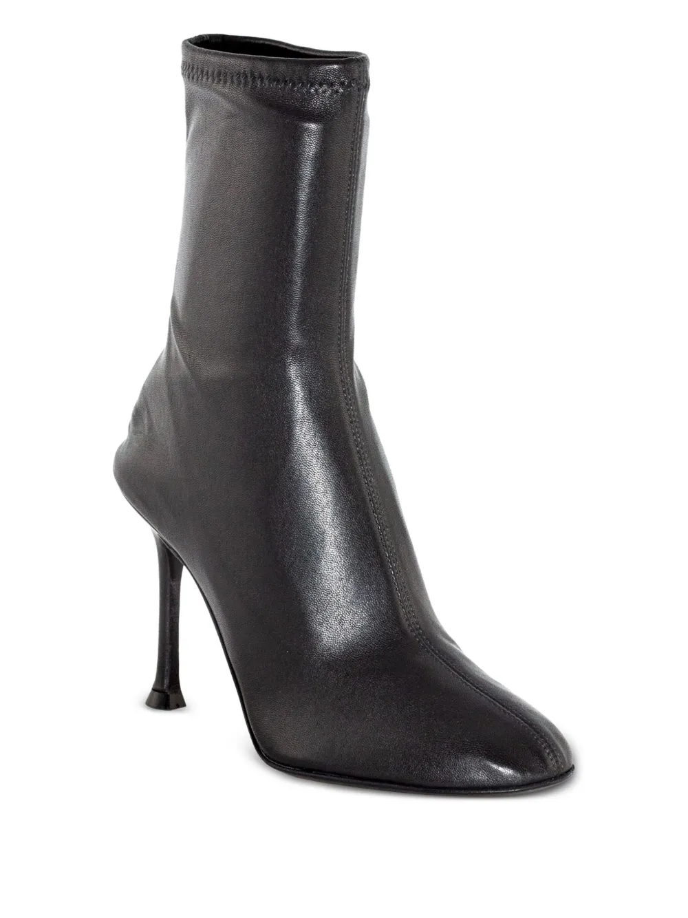 Alevì 80mm slip-on leather boots Black