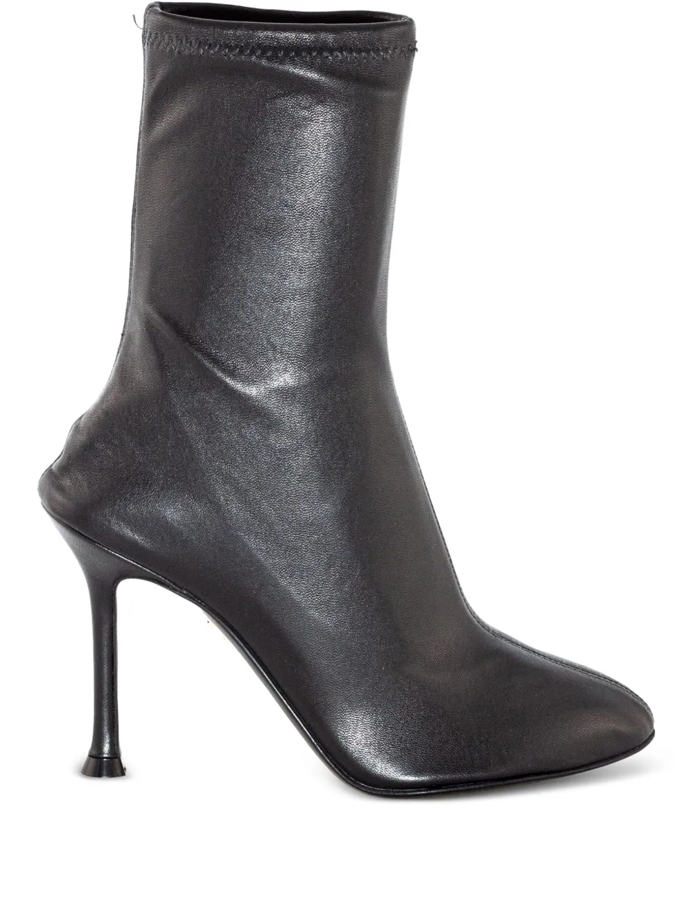 Alevì 80mm slip-on leather boots Black