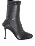 Alevì 80mm slip-on leather boots - Black