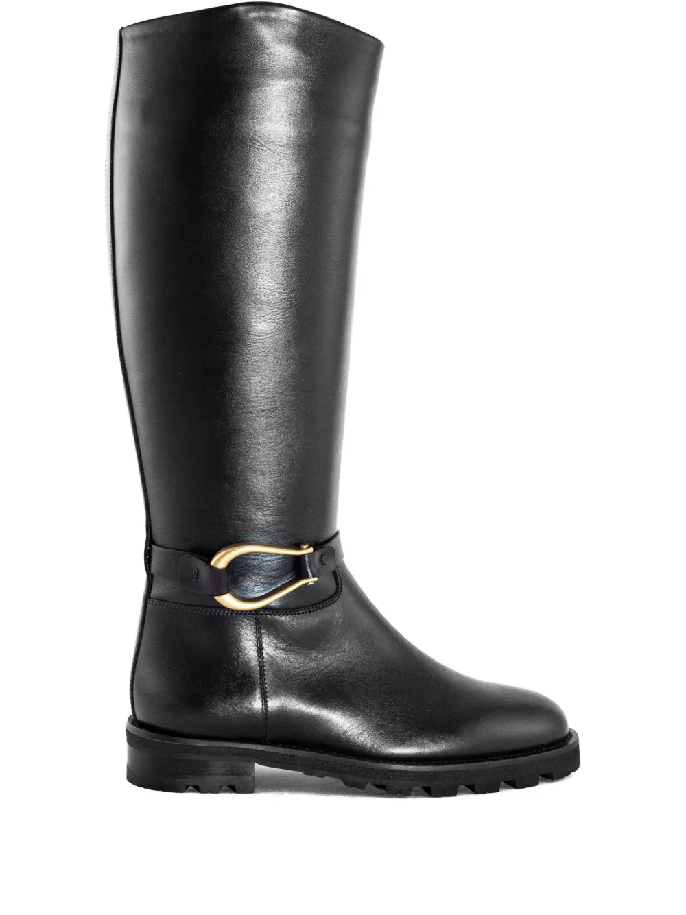 Roberto Festa leather knee-high boots Black