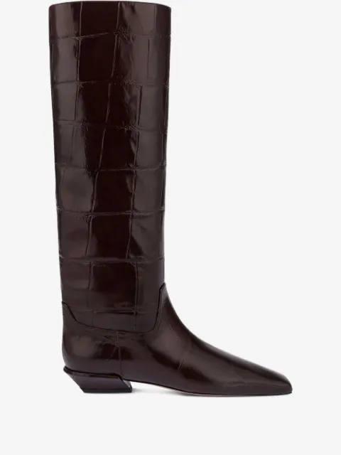 Paris Texas Stiefel mit Kroko-Effekt