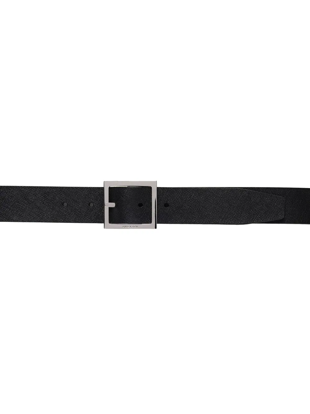 Orciani saffiano-leather reversible belt - Zwart