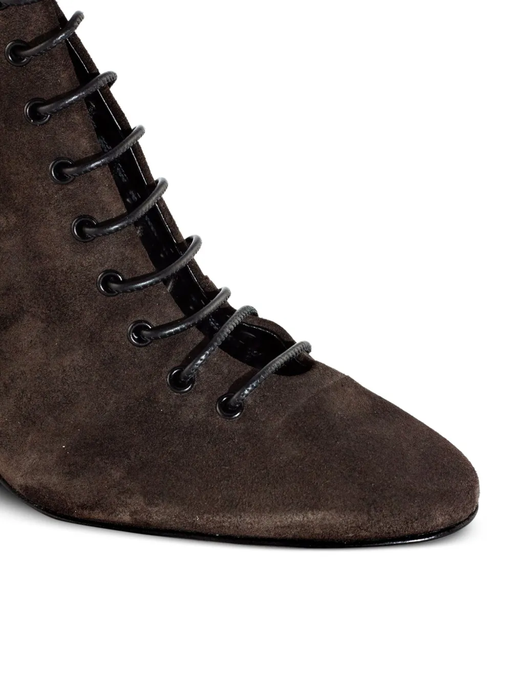 Alevì 80mm lace-up suede boots Brown