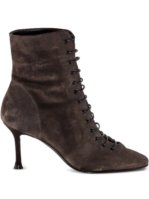 Alevì 80mm lace-up suede boots