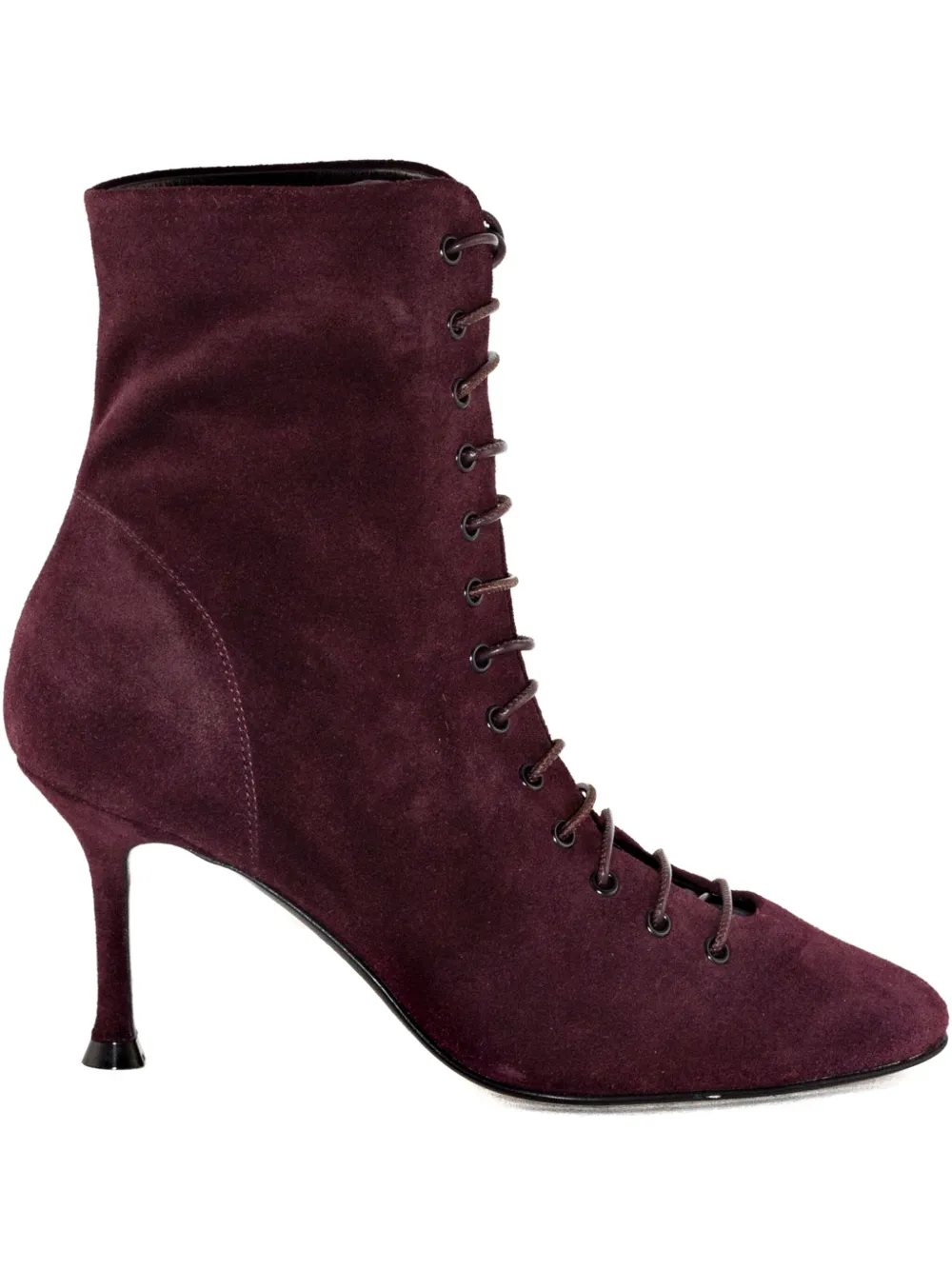 Alevì lace-up suede ankle boots Red