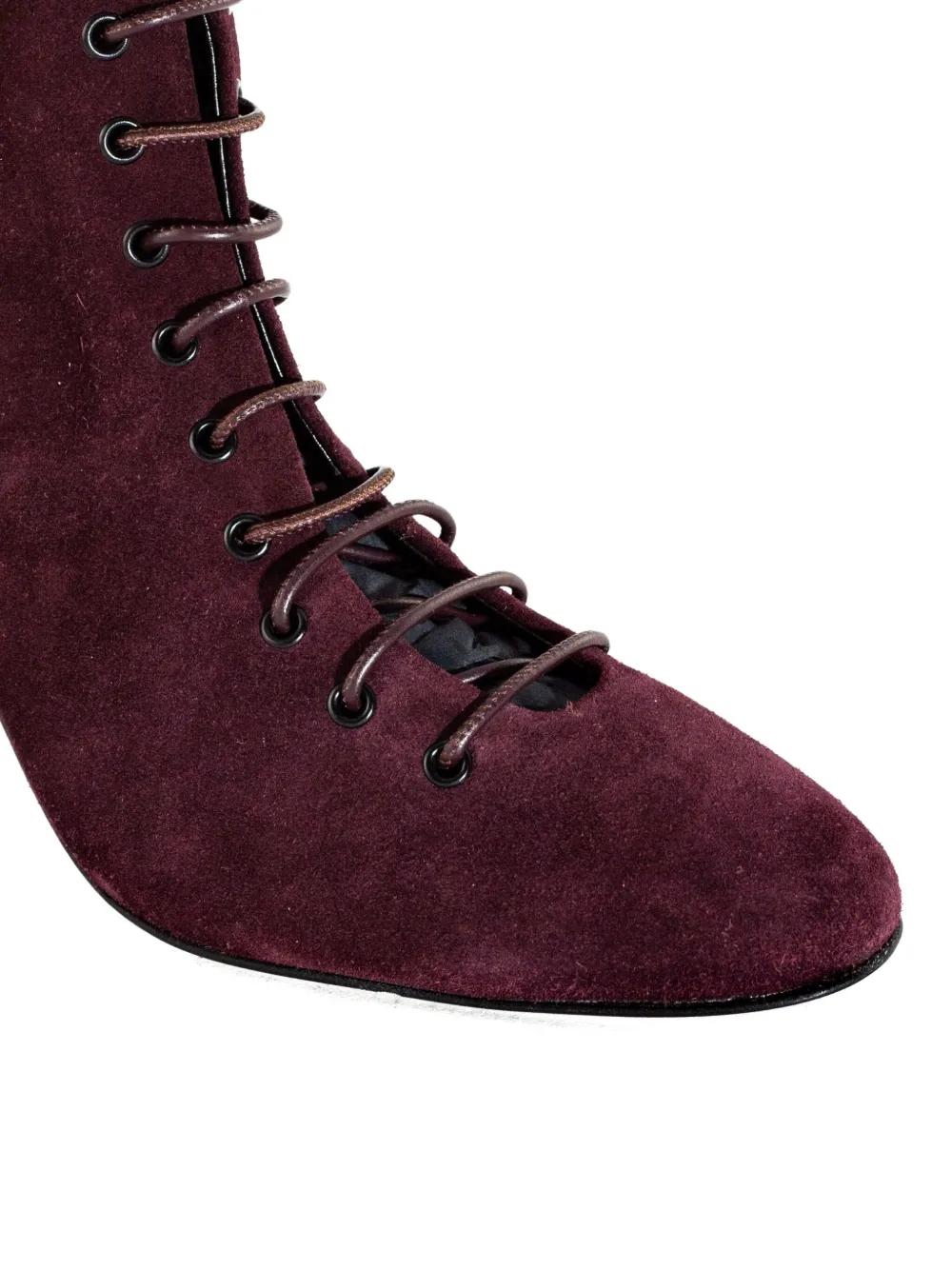 Alevì lace-up suede ankle boots Red