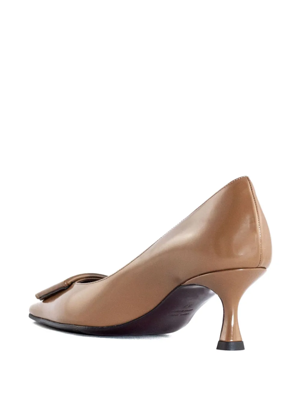 Roberto Festa 45mm buckle-detail leather pumps Brown
