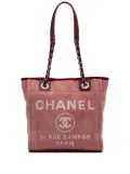 CHANEL Pre-Owned 2011 Mini Canvas Deauville tote bag - Red