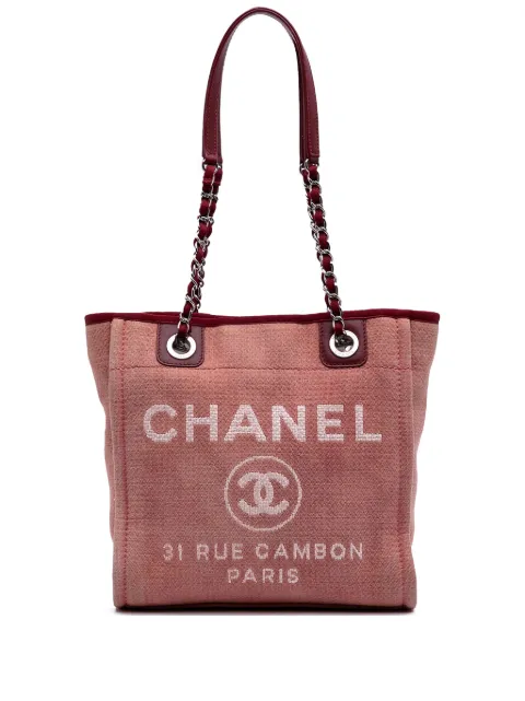 CHANEL Pre-Owned 2011 Mini Canvas Deauville tote bag