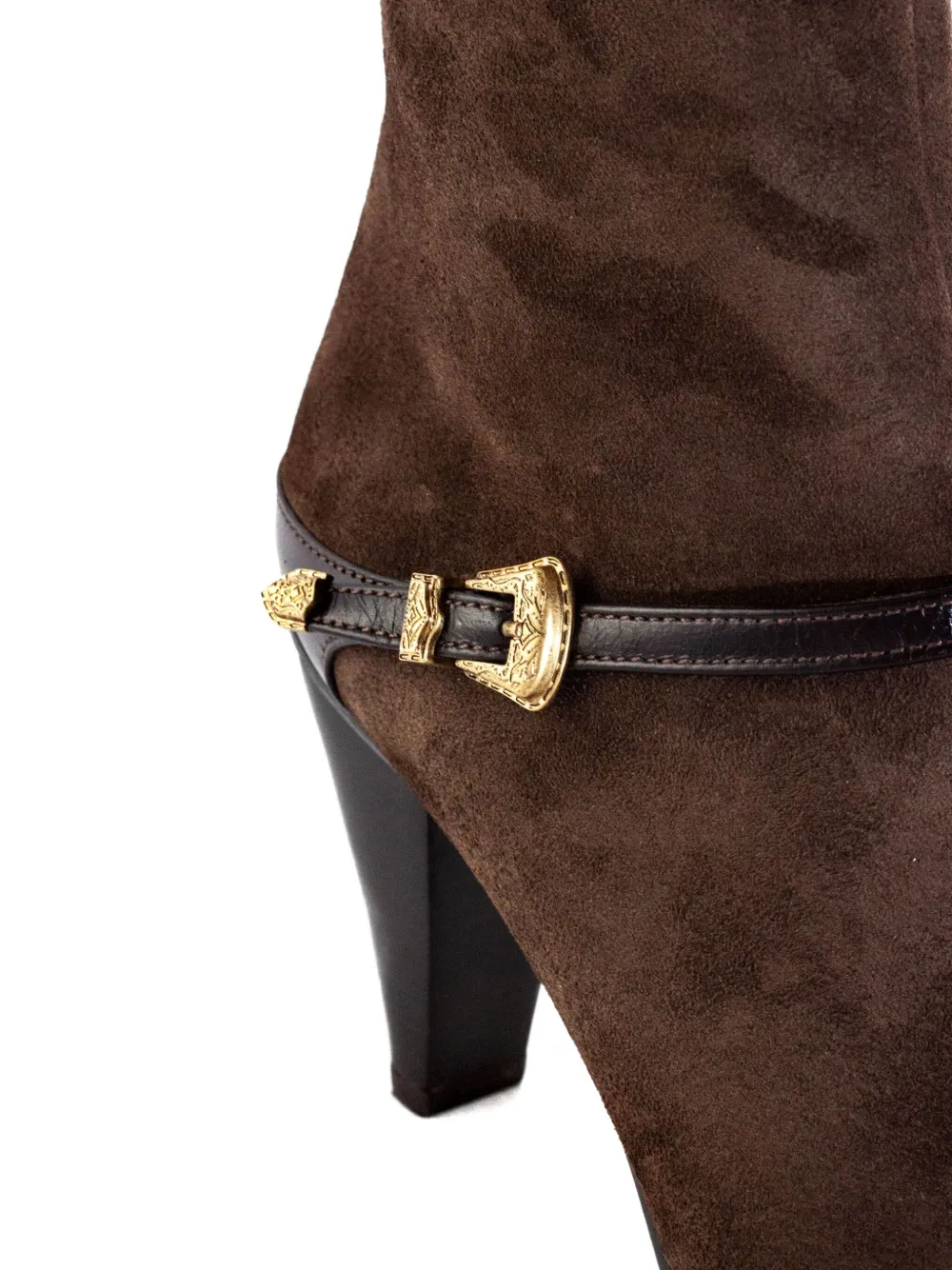 Roberto Festa 80mm suede ankle boots Brown