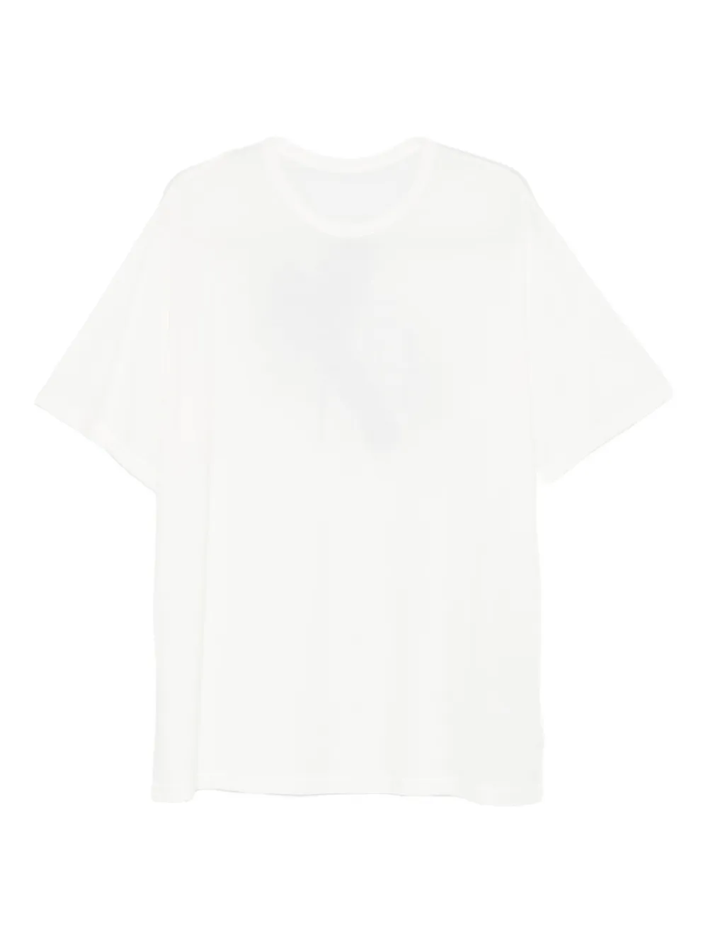 Yohji Yamamoto short-sleeve crew-neck T-shirt | White | Image 1