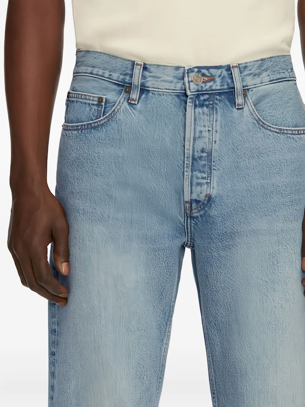 FRAME Katoenen jeans Blauw