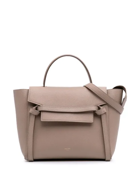Celine Pre-Owned 2017 Micro Grained Calfskin Belt Bag satchel