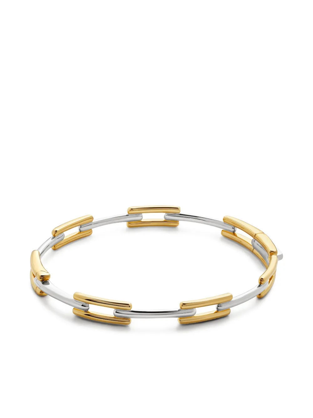 Monica Vinader GP Signature armband met gemixte metalen - Goud