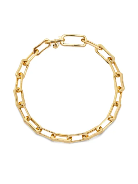 Monica Vinader 18k gold vermeil Alta rectangle-link chain bracelet