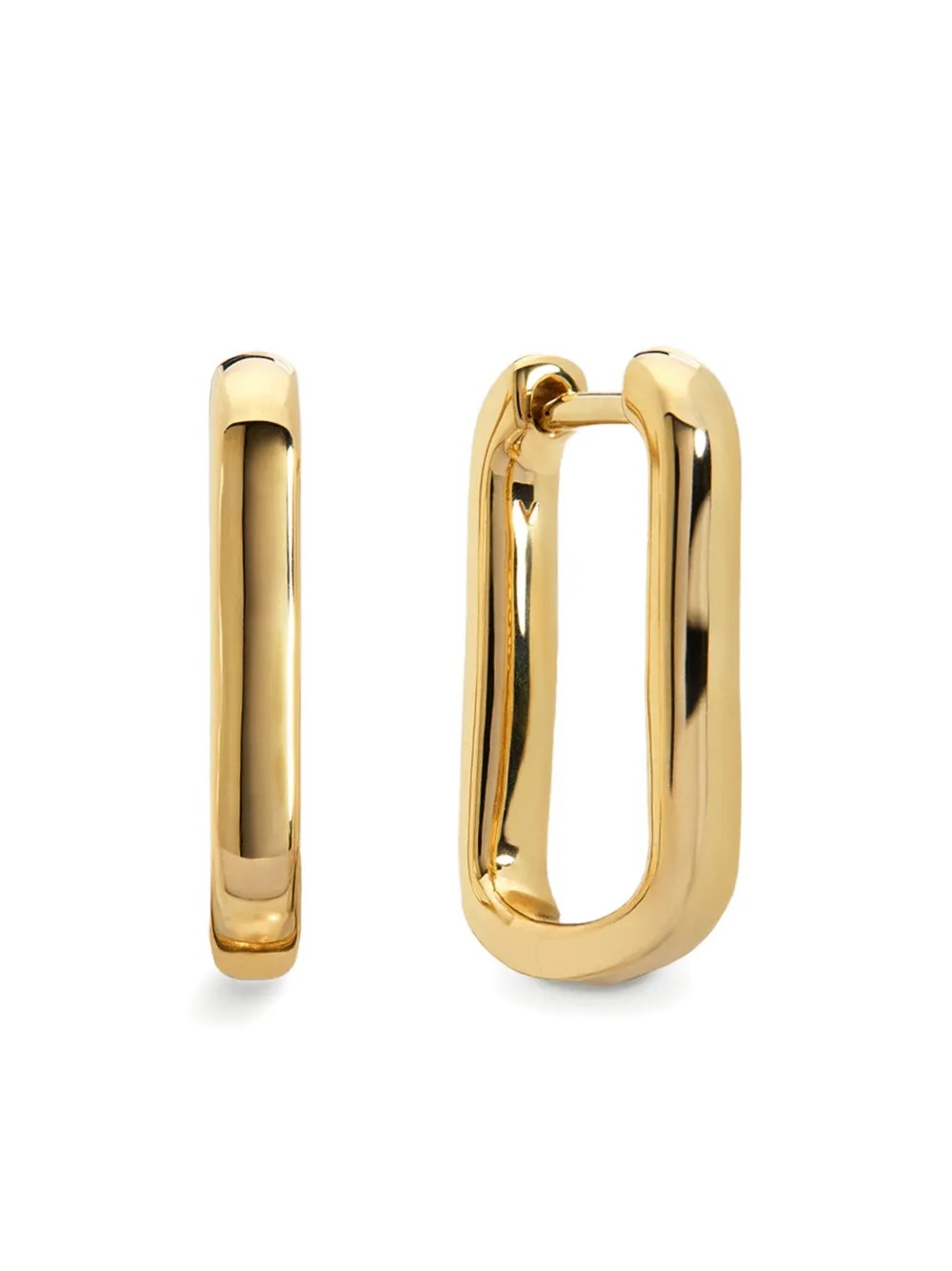 Monica Vinader Orecchini a cerchio Alta Capture in oro vermeil 18 carati riciclato