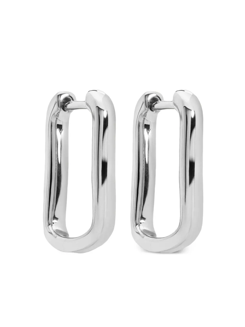 Monica Vinader Alta Capture huggie oorbellen - Zilver