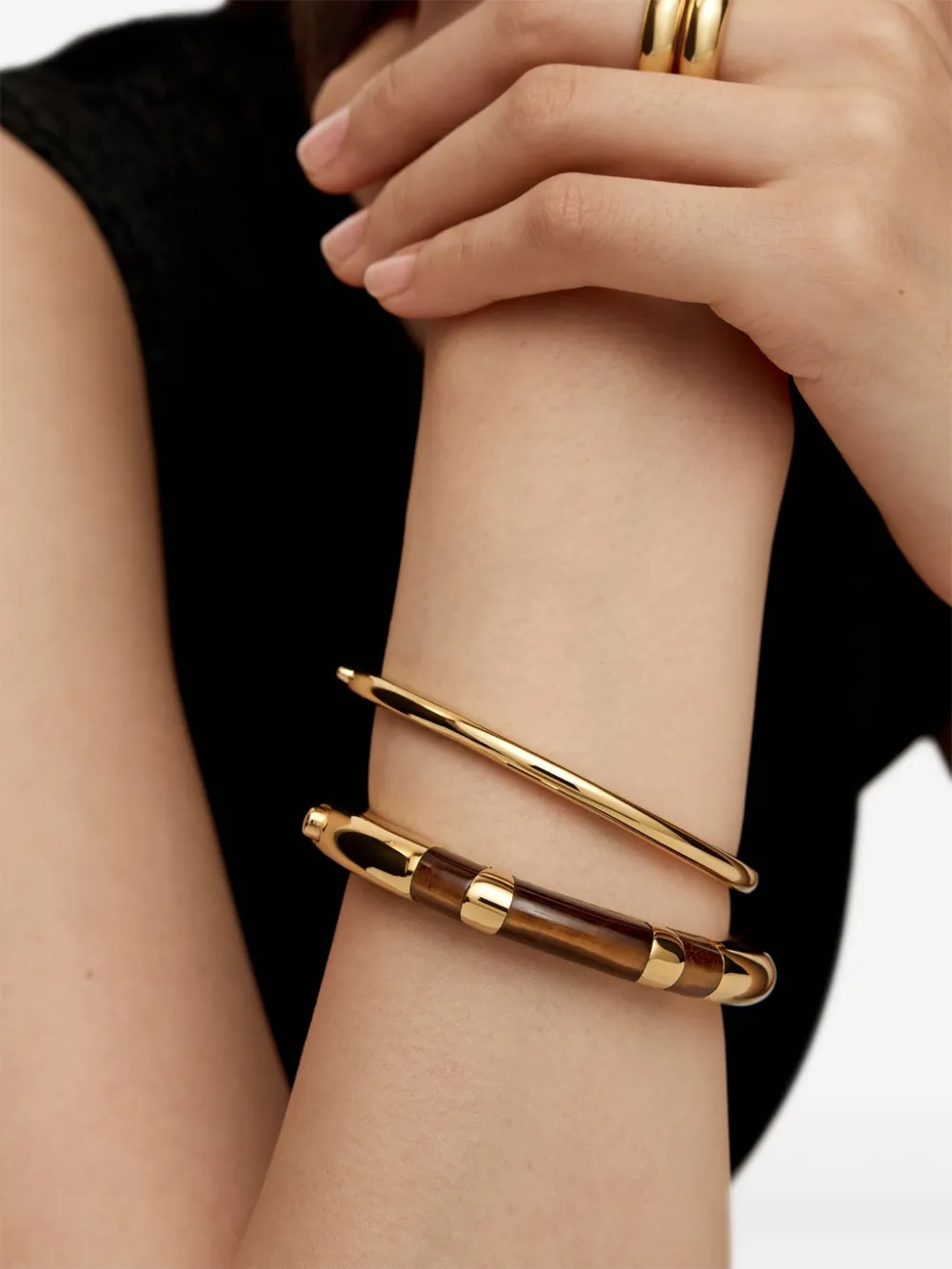 Monica Vinader Kate Young Gold-vermeil Bracelet In Gold