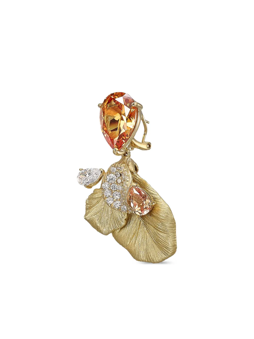 Anabela Chan 18k Yellow Gold Vermeil Golden Oceanis Earrings In Multi