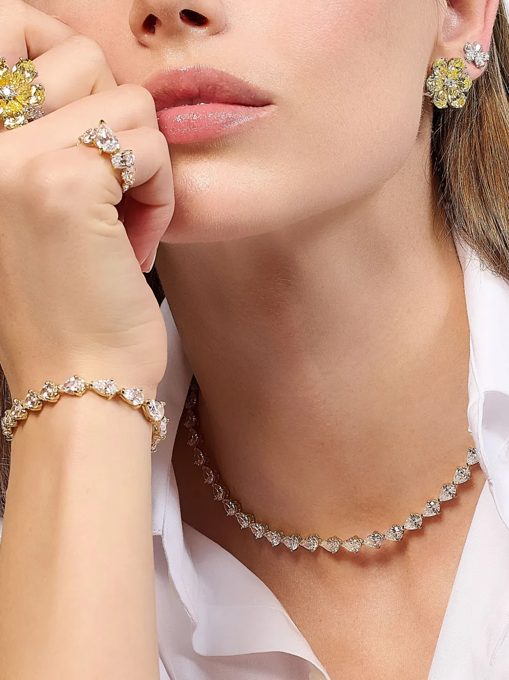 Anabela Chan 18K yellow gold vermeil Diamond Nova bracelet | Image 2